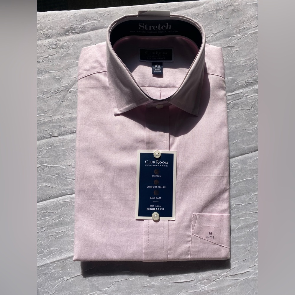 Club Room Performance Regular Fit Dress Shirt